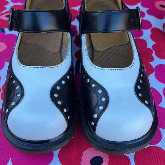 🏴 Dr. Martens MIE Vintage 90’s Y2K Brogue Wingtip Mary Jane UK 3 - Picture 11 of 17